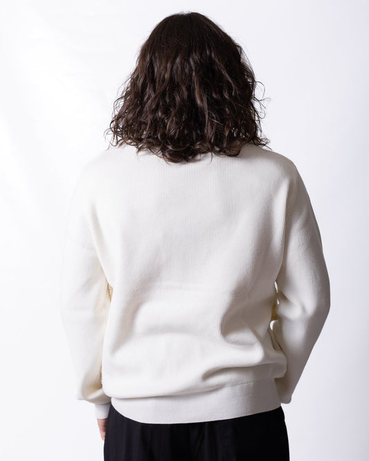 Cardigan Richmond X full zip con particolare lavorazione nella parte frontale