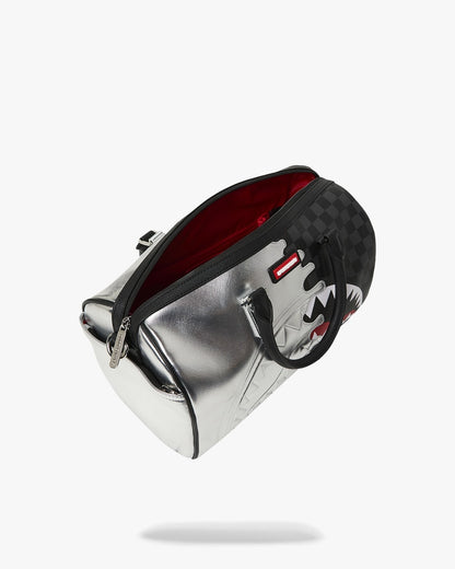 Borsa Sprayground nero SILVER SIDE DRIP BLACK CHECK MINI DUFFLE