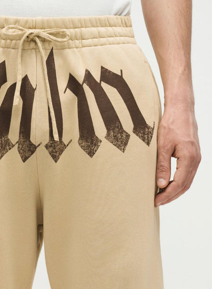 Pantalone Palm Angels in felpa "Big Waist Logo" uomo