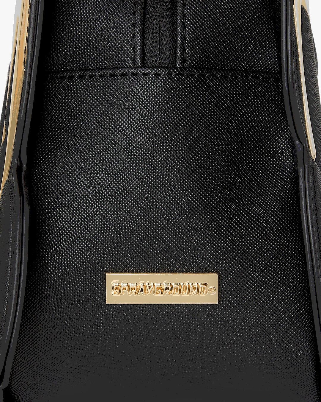 Borsa a tracolla Sprayground "GOLD AND DANGEROUS SHARK HANDBAG"