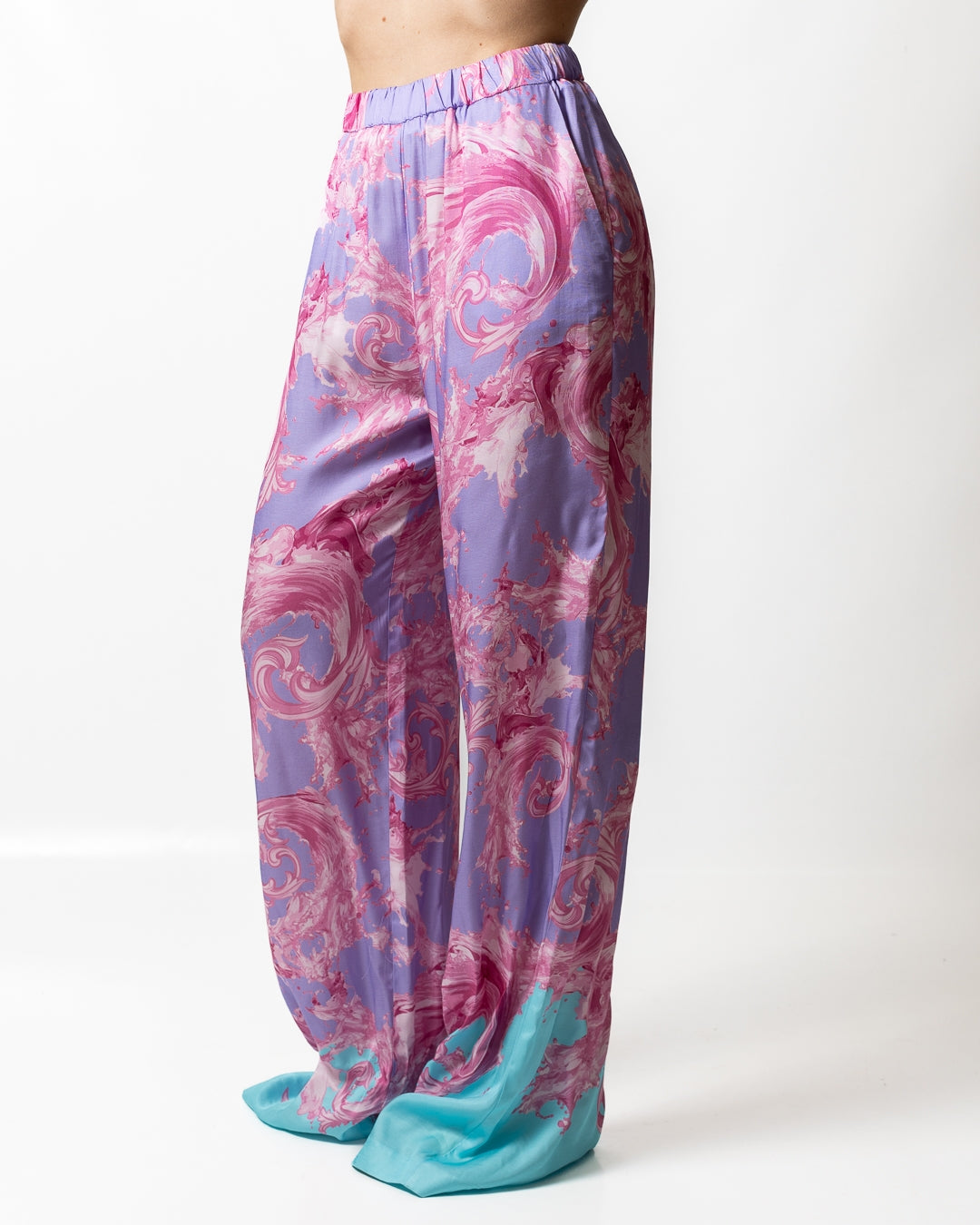 Pantalone Versace Jeans Couture "Wave Baroque" donna
