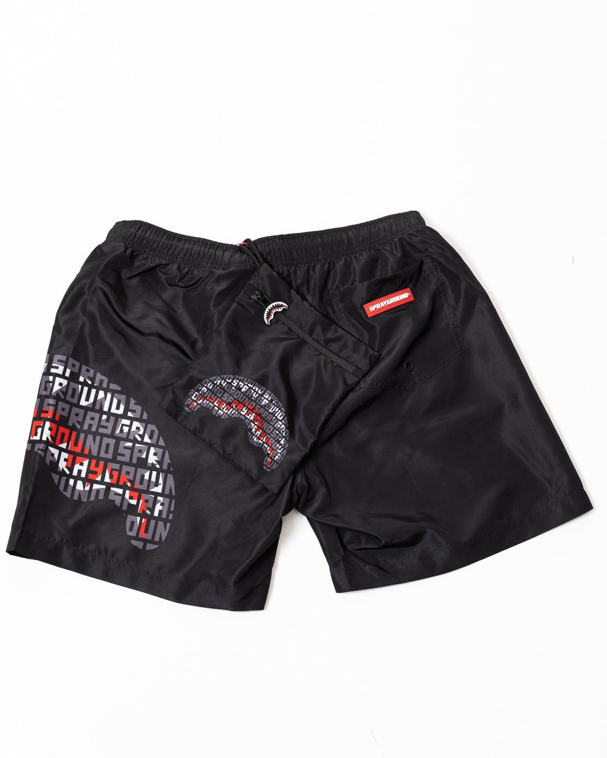 Boxer mare Sprayground con stampa monogram uomo
