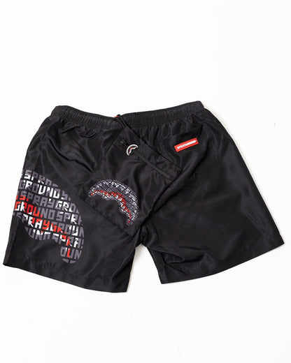 Boxer mare Sprayground con stampa monogram uomo
