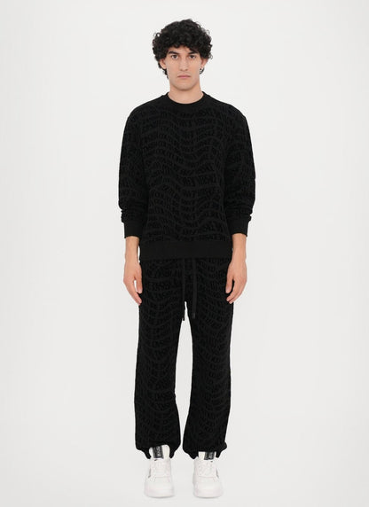 Pantalone Versace Jeans Couture in felpa "Logomania" uomo