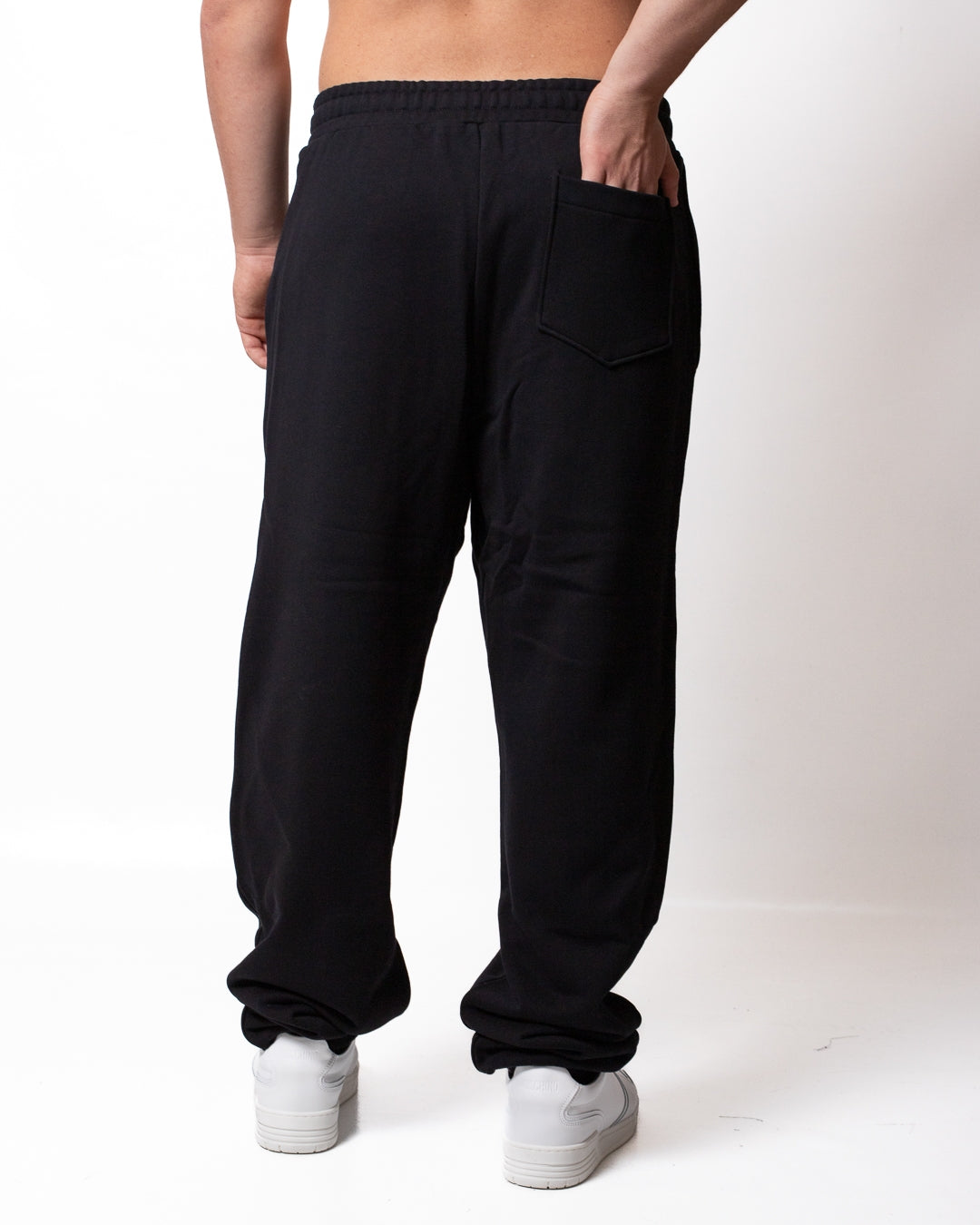 Pantalone Moschino in felpa con logo basic