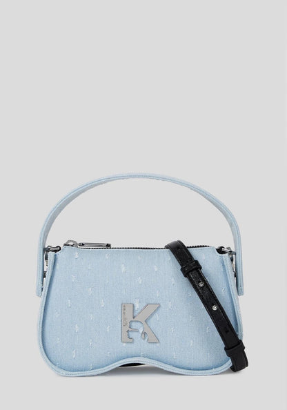 Borsa Karl Lagerfeld Jeans in denim con manico donna