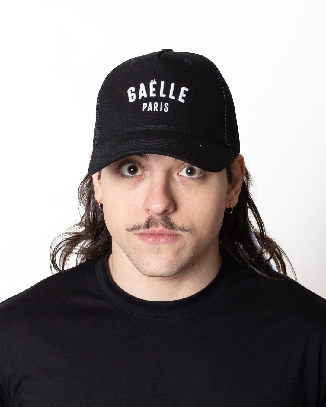 Cappello Gaelle in rete con ricamo