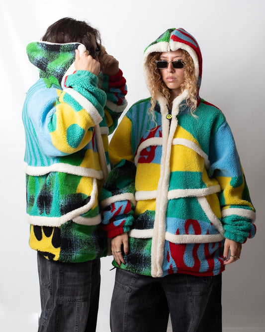 Giubbotto Barrow teddy jacket multicolor