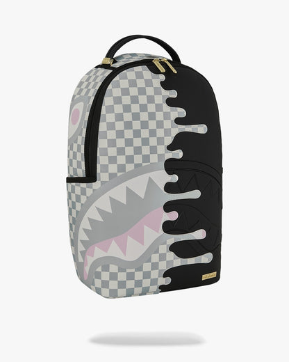 Zaino Sprayground nero CREAM CHECK UNFINISHED SHARK DLXSV BACKPACK