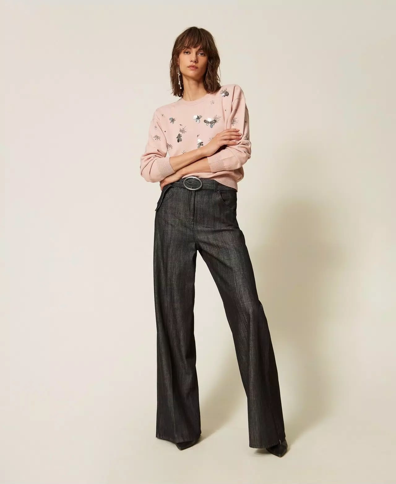 Maglia Twinset Actitude girocollo donna