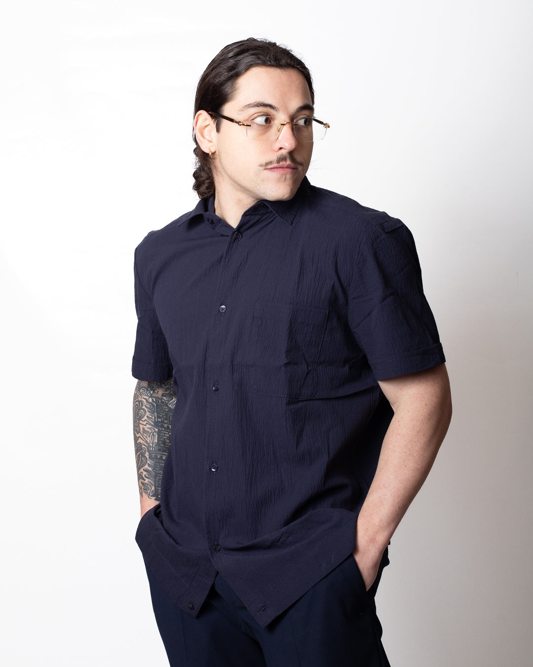 Camicia Liu Jo effetto lino uomo