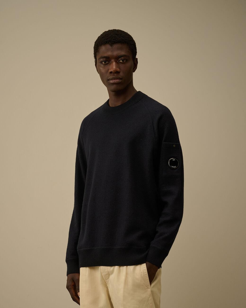 Maglia C.P. Company girocollo in lana merino uomo