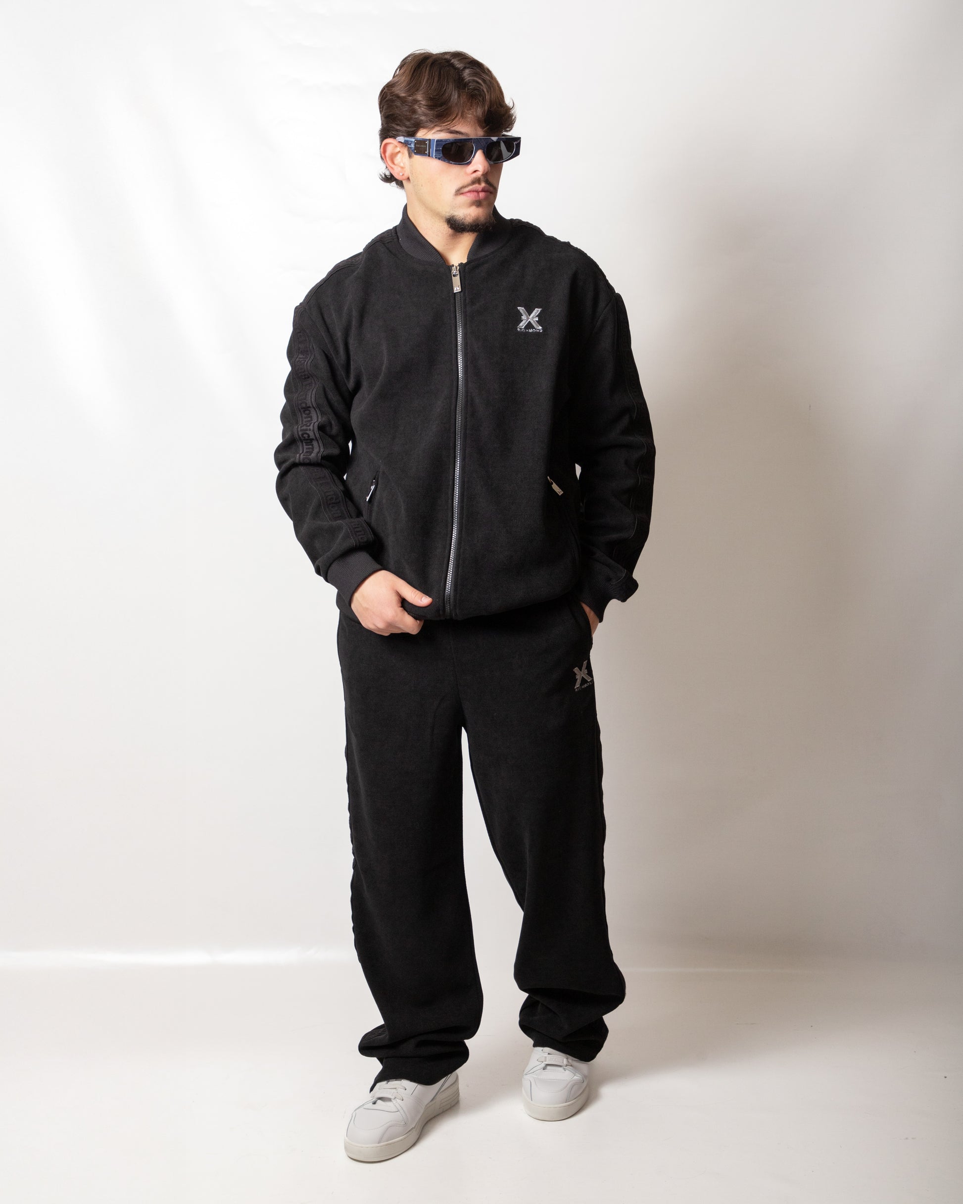Felpa Richmond X fullzip in spugna uomo