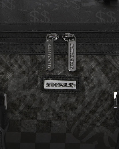 Borsa Sprayground nero 3AM check  mini duffle