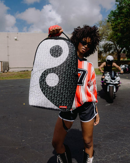 Zaino Sprayground bianco/nero YIN YANG BACKPACK 