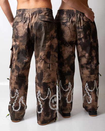 Pantalone Barrow cargo con borchie