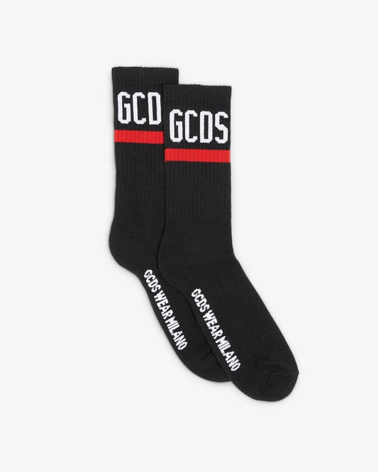Calze GCDS in spugna con logo a contrasto