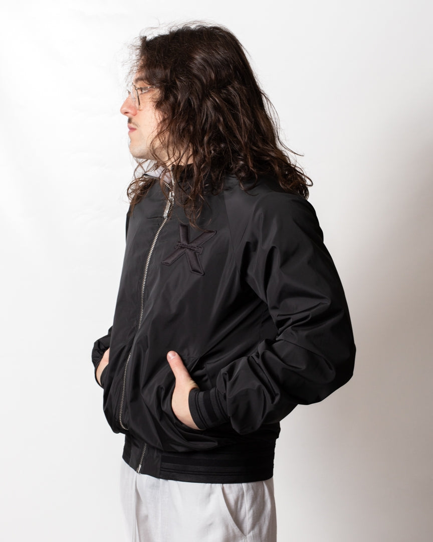 Giubbotto Richmond X in nylon con patch uomo
