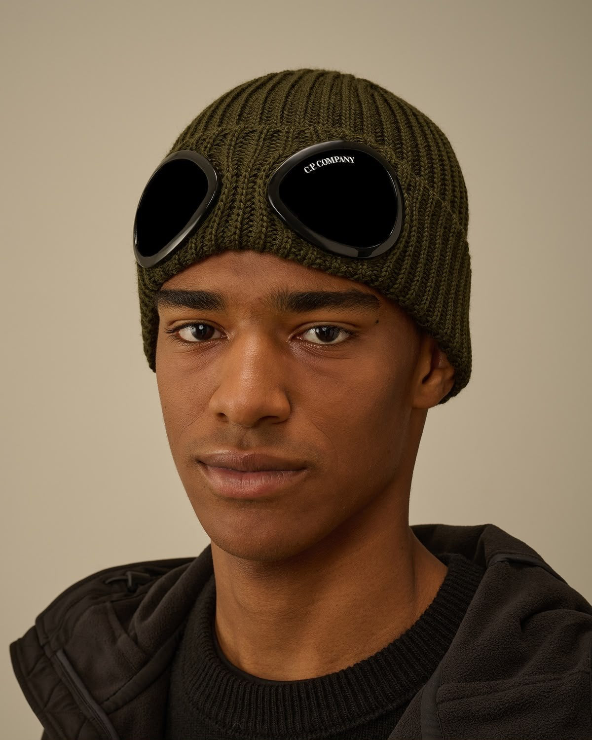Cappello C.P. Company in costina e in lana uomo