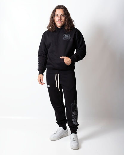 Pantalone Comme des Fuckdown in felpa con logo e stampa uomo