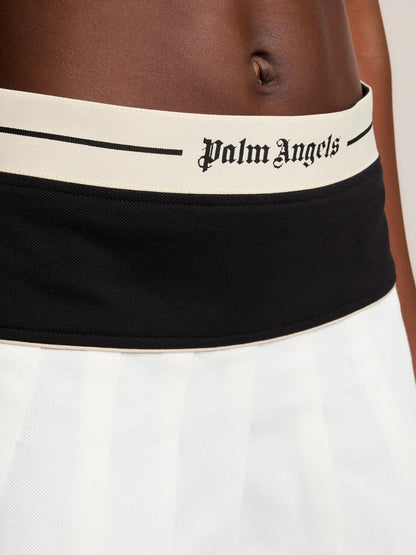 Gonna Palm Angels "Logo Straight Pleated" donna