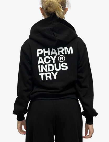 Felpa Pharmacy Industry fullzip con cappuccio e logo donna