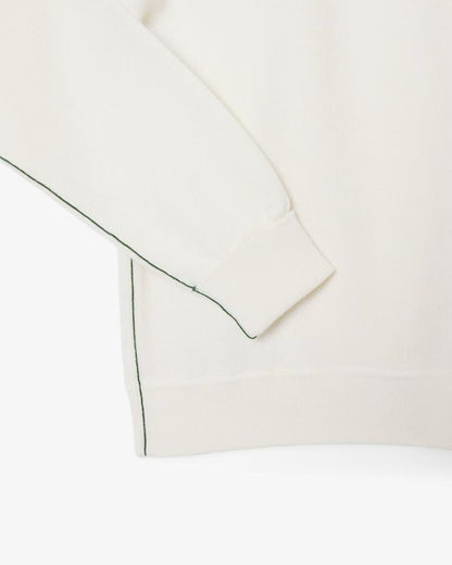 Maglia Lacoste girocollo in misto lana donna