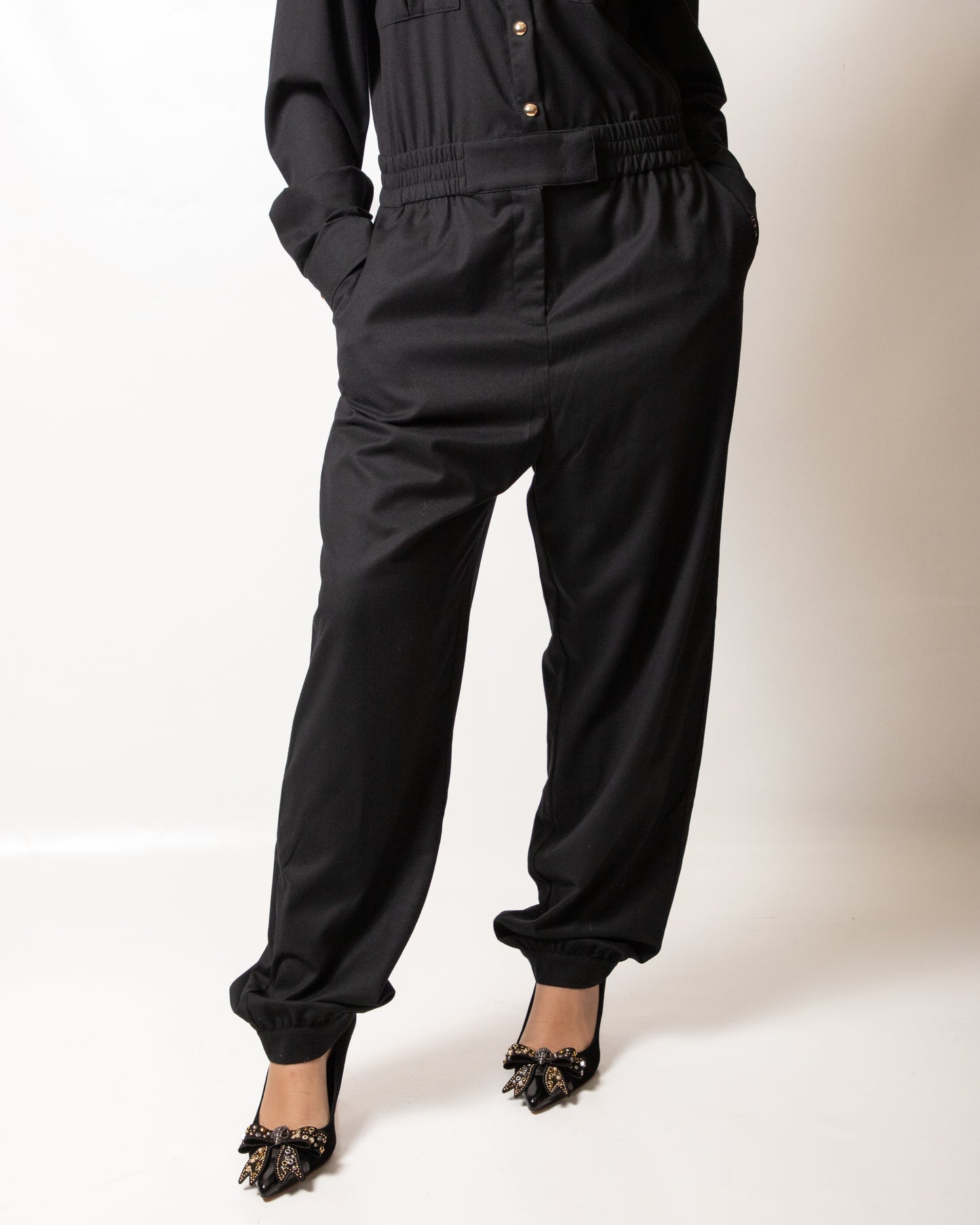 Tuta jumpsuit Nenette in misto lana donna