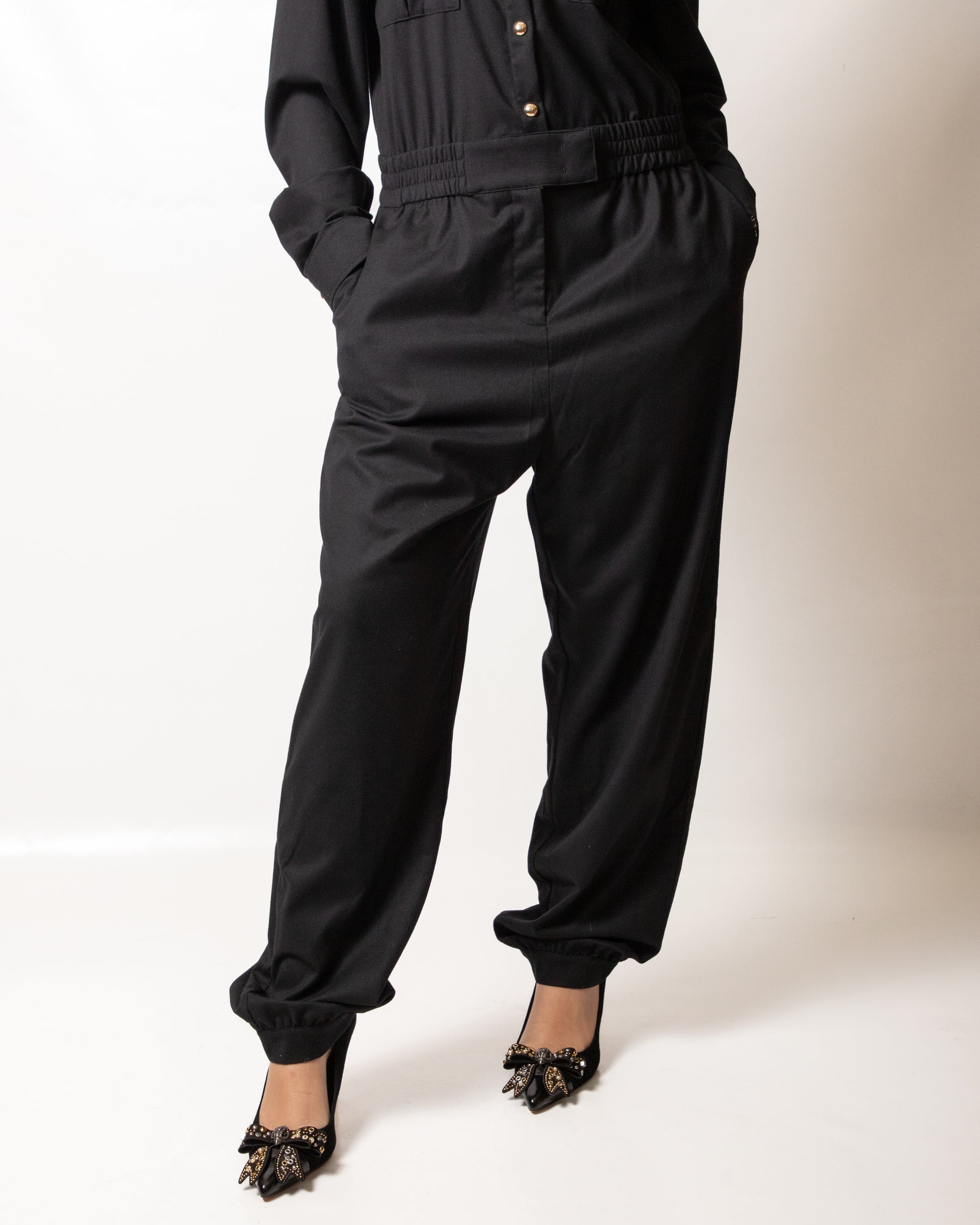 Tuta jumpsuit Nenette in misto lana donna