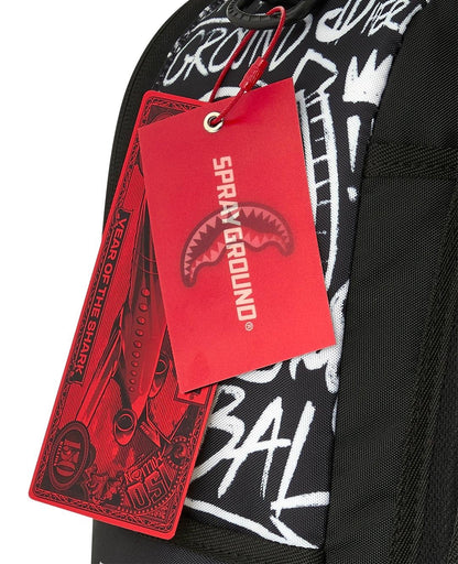 Zaino Sprayground nero CRAZY THOUGHTS BACKPACK 