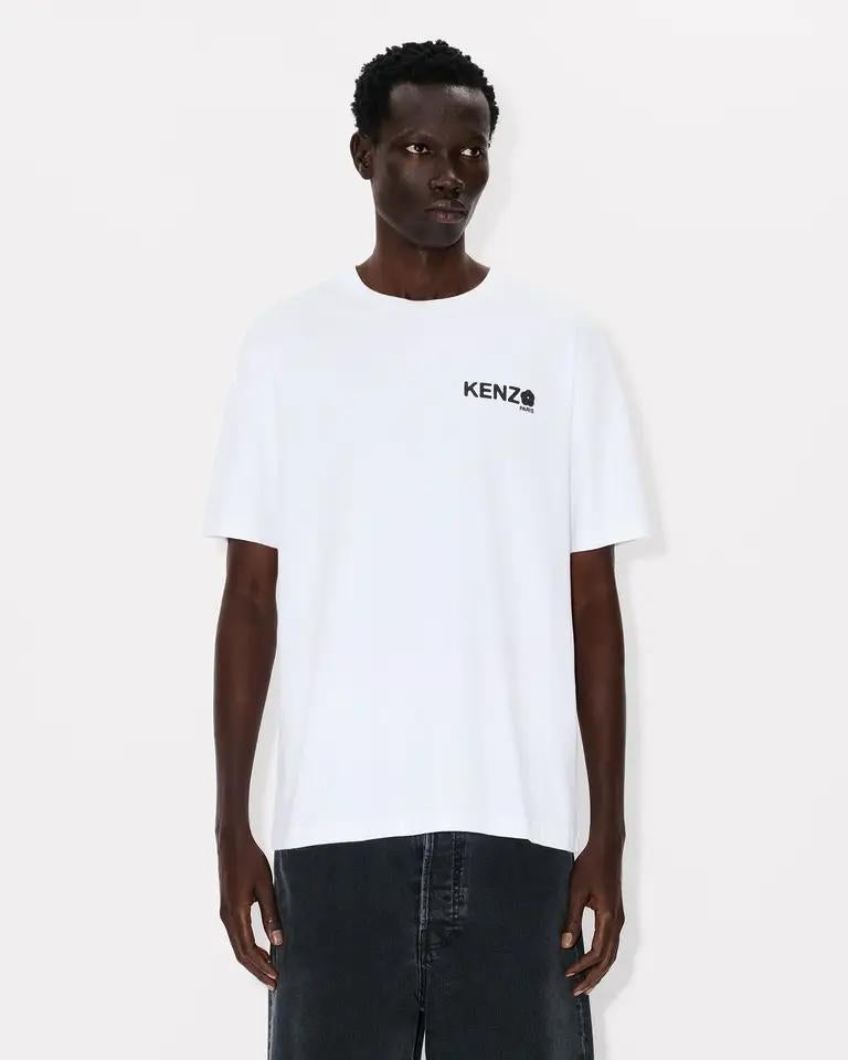 T-Shirt Kenzo con logo e&nbsp; boke flower 2.0 in cotone