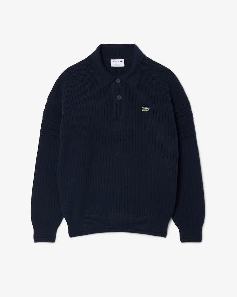 Maglia polo Lacoste con iconico logo del coccodrillo ricamato