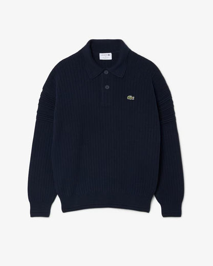 Maglia polo Lacoste con iconico logo del coccodrillo ricamato