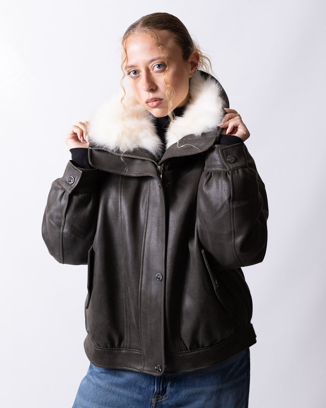 Giubbotto Richmond X ecomontone con pelliccia sintetica donna