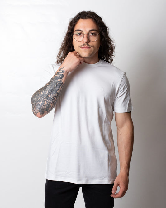 T-Shirt Calvin Klein in jersey con ricamo tono su tono uomo