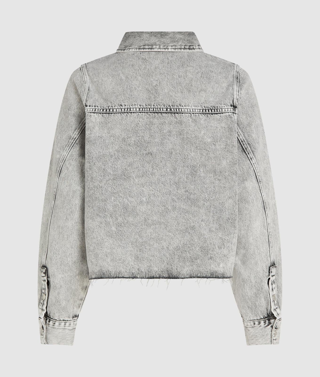 Giubbotto Karl Lagerfeld Jeans in denim cropped donna
