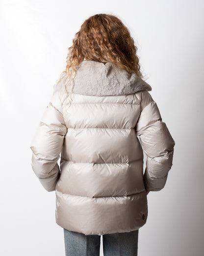Piumino Colmar "Deluxe" con ecopelliccia donna