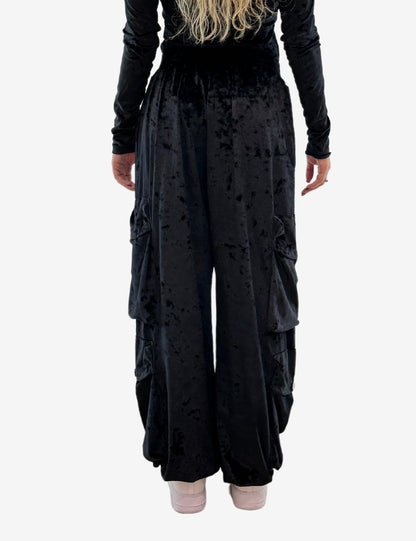 Pantalone Disclaimer cargo in ciniglia donna