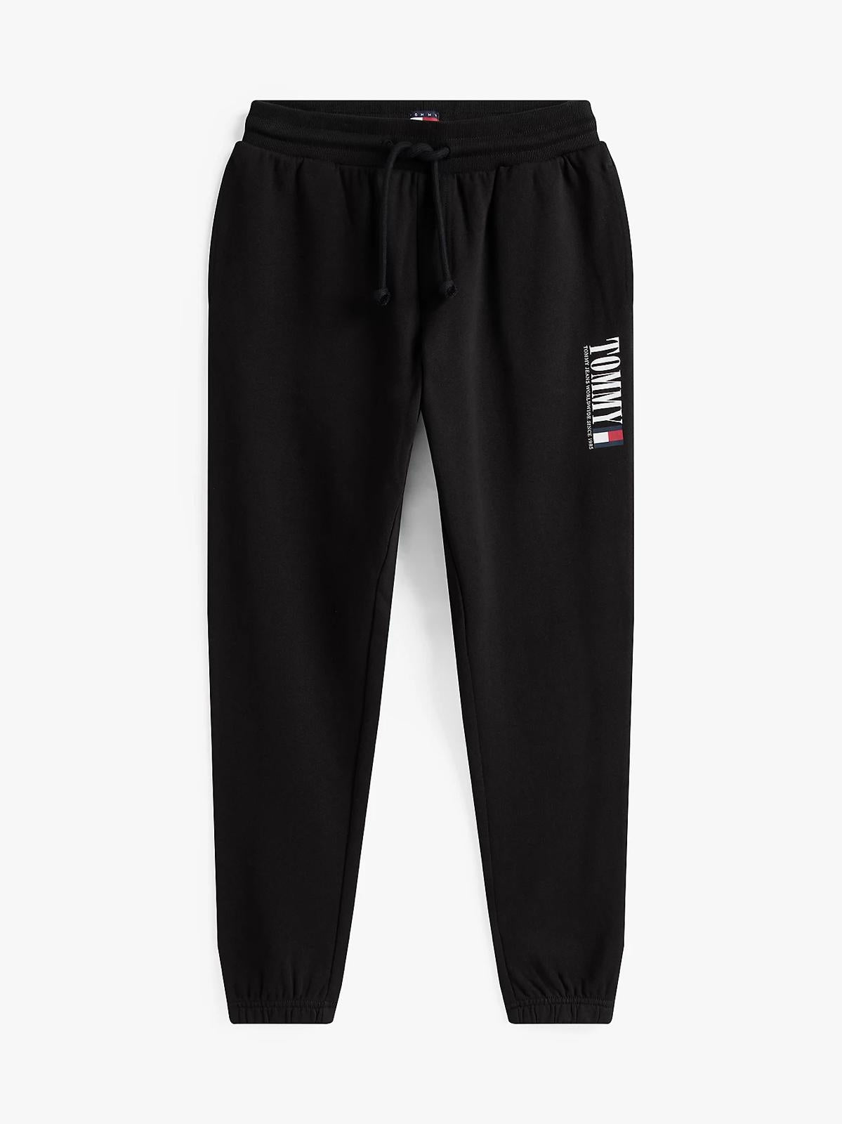 Pantalone Tommy Jeans in felpa con stampa logata uomo