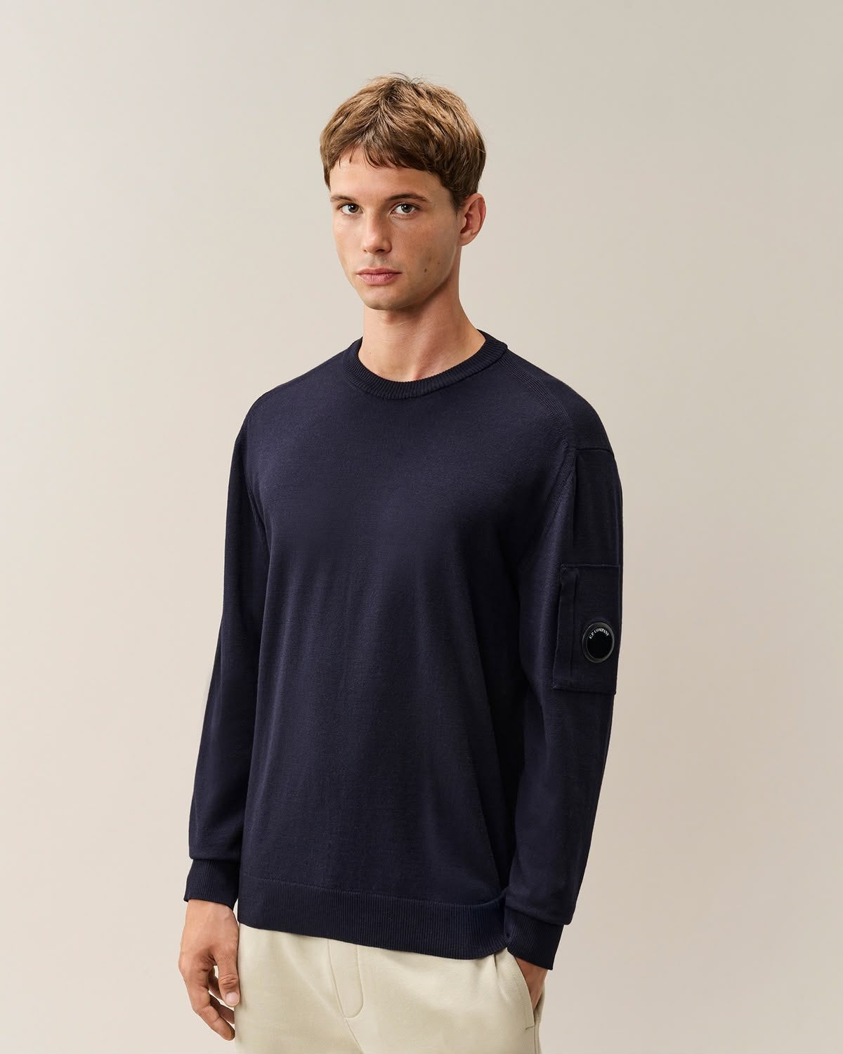 Maglia C.P. Company girocollo in lana merino uomo