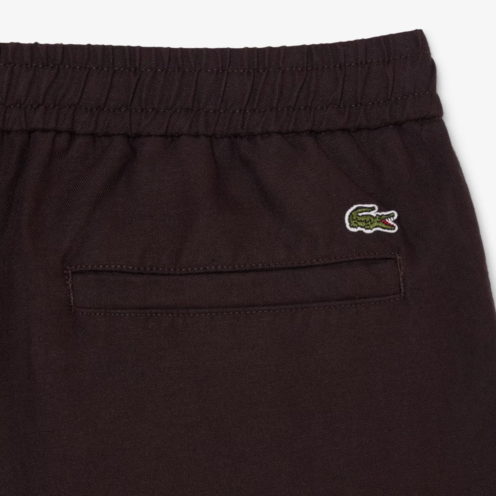 Bermuda Lacoste in misto lino uomo