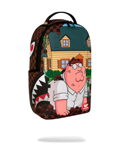 Zaino Sprayground marrone FAMILY GUY PETER FALLING THROUGH WALL BACKPACK