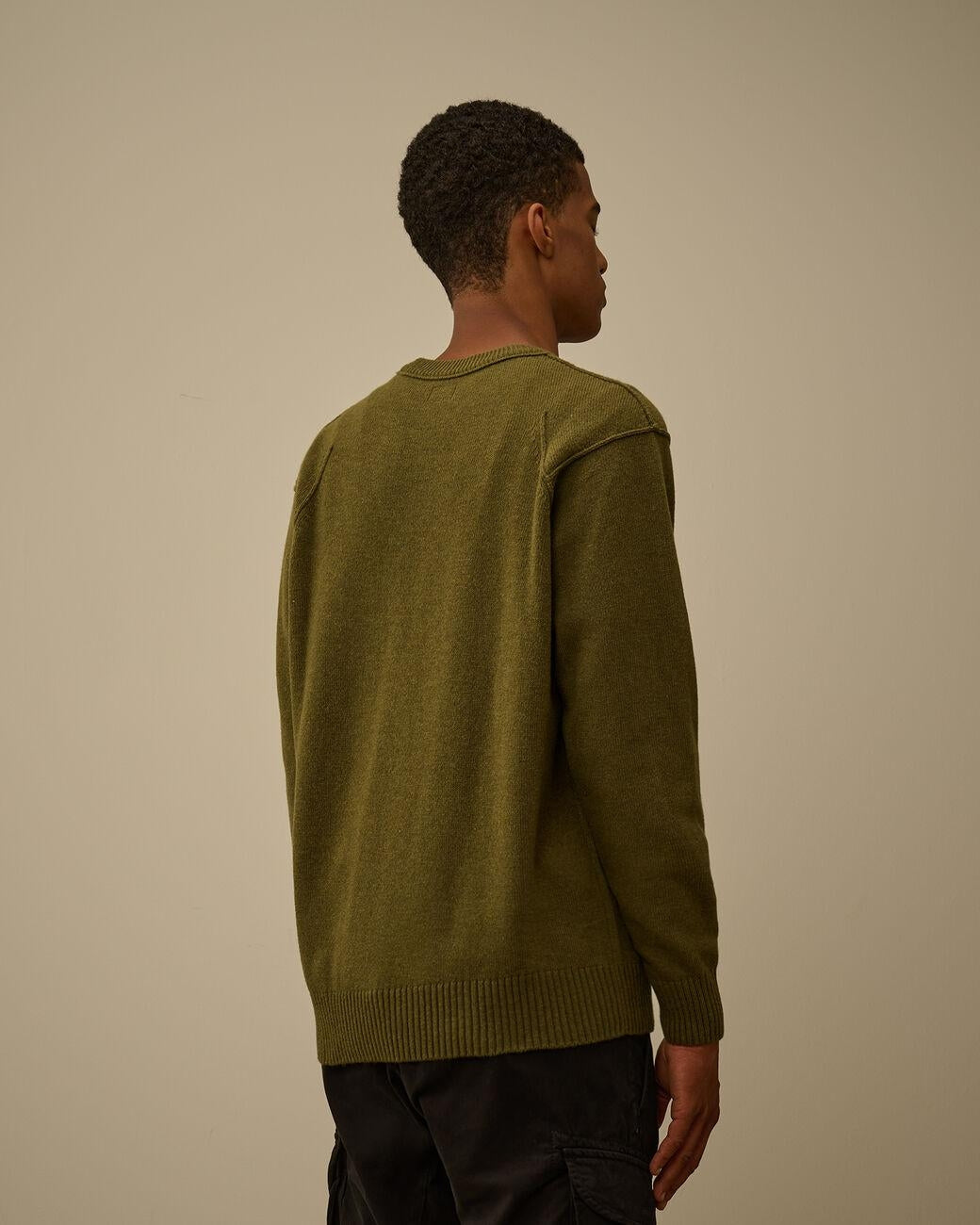 Maglia C.P. Company girocollo in misto lana uomo