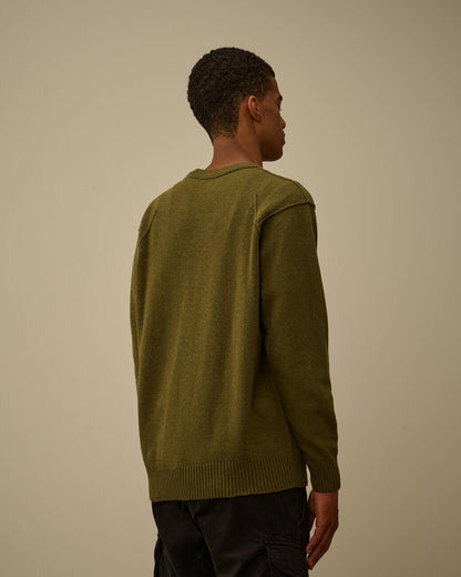 Maglia C.P. Company girocollo in misto lana uomo