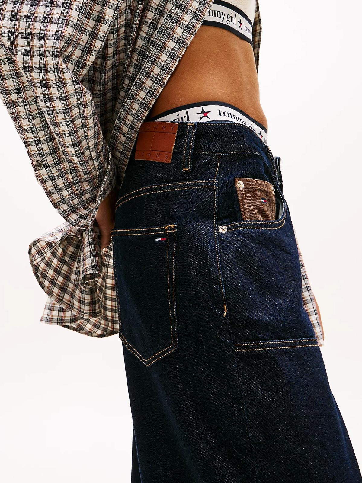 Jeans Tommy Jeans "Charlie Mid loose Wide" donna