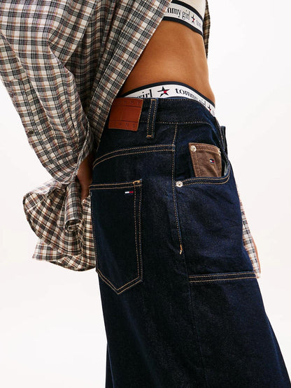 Jeans Tommy Jeans "Charlie Mid loose Wide" donna