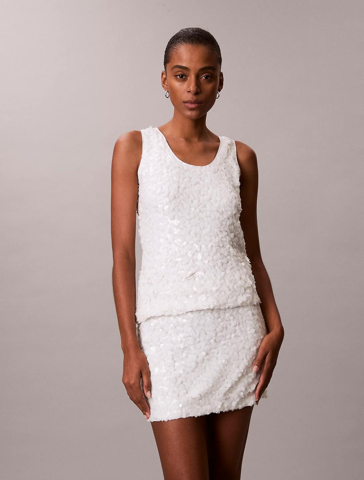 Top Calvin Klein con paillettes donna
