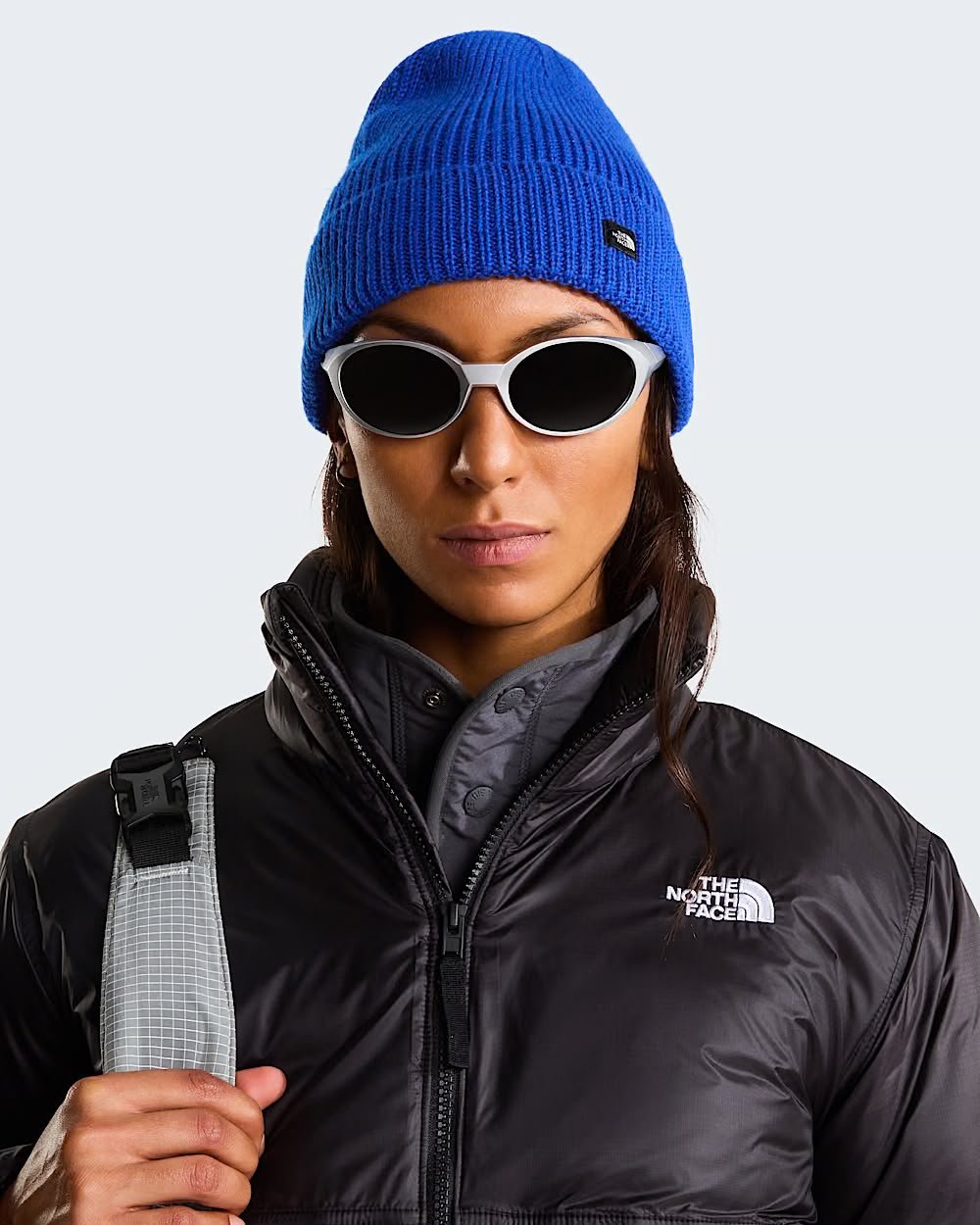 Cappello The North Face logo patch 