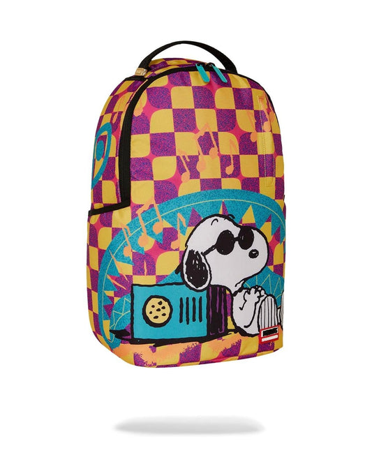 Zaino Sprayground giallo Snoopy: shark mouth chill backpack