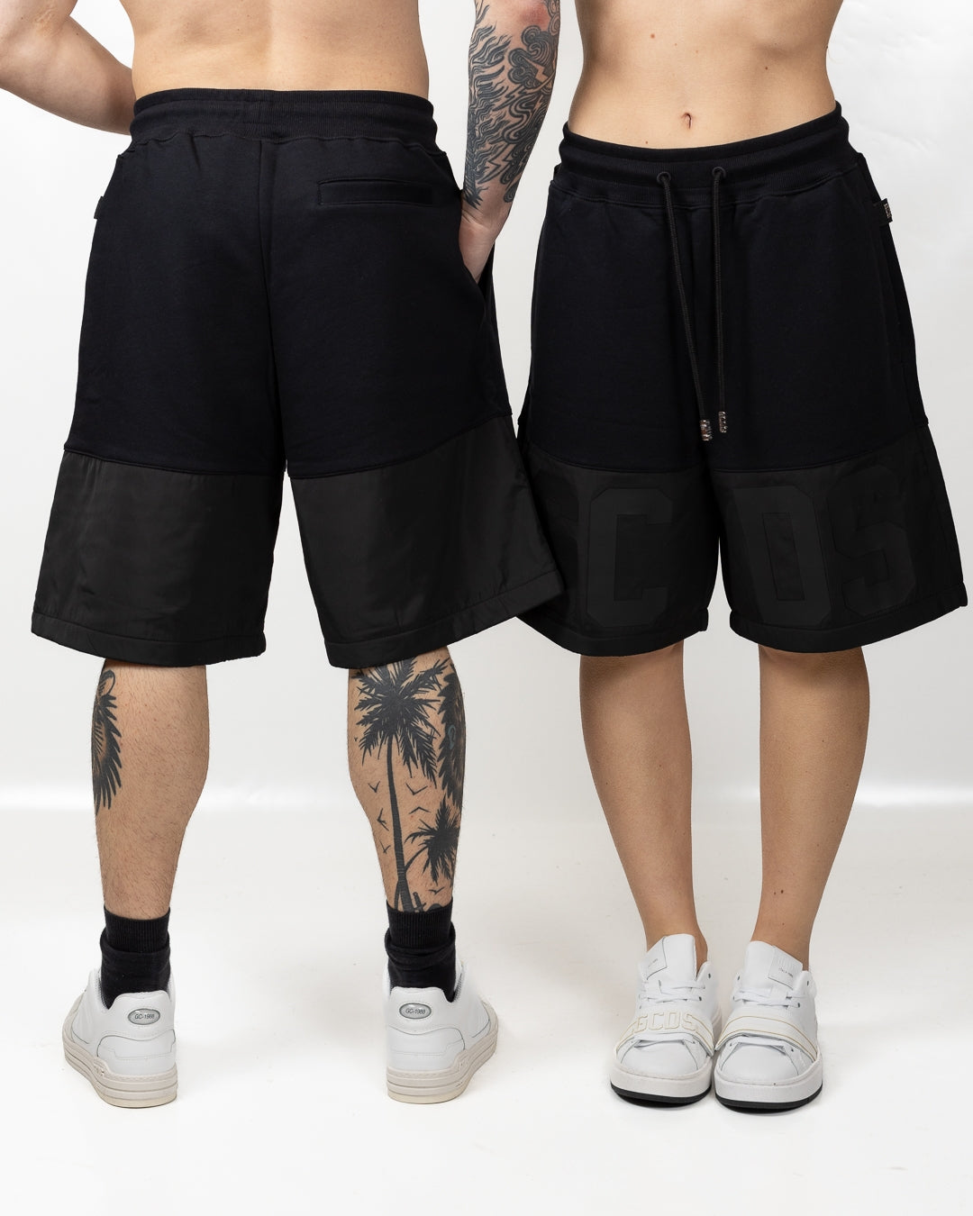 Bermuda GCDS in felpa "Band Logo Tonal"